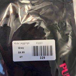 Gray Kids Leggings New size 4